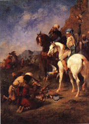 Falcon Hunting in Algeria;The Quarry